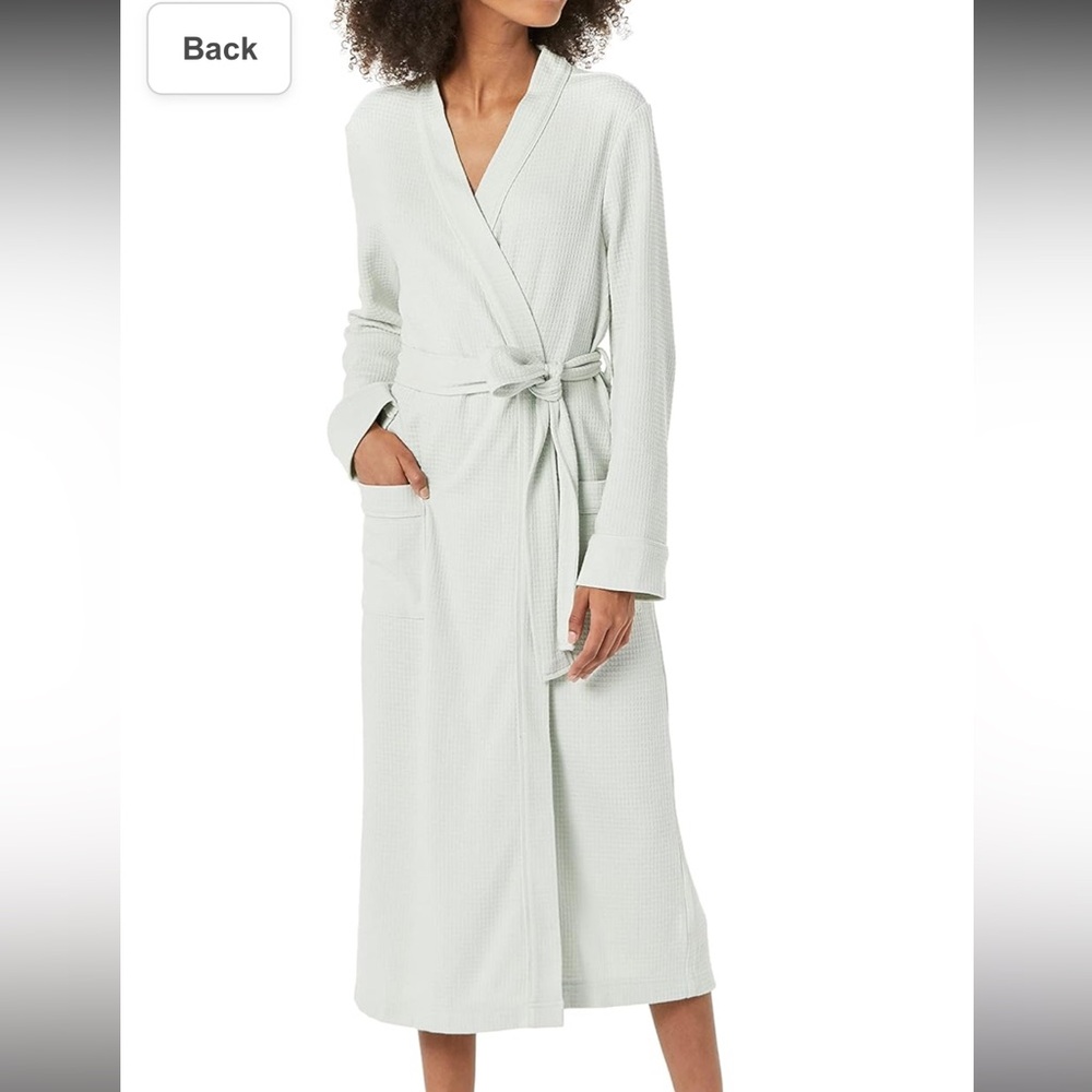 Waffle knit Bathrobe